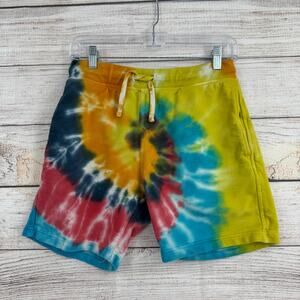 Chubbies Tie Dye 6" Sweat Shorts Mens Small‎ Multicolor Stretch Drawstring